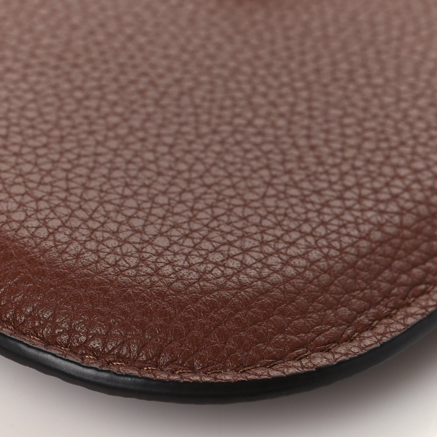 Calfskin Anne Phone Case With Strap Brown