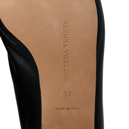 Bottega Veneta Nappa Almond Flats 37 Black 6 of 8