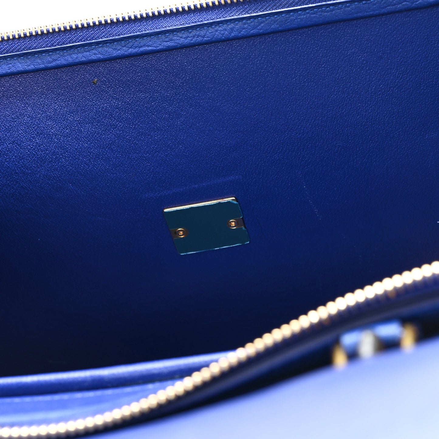 Elephant Calfskin Mini Tri-Color Belt Bag Indigo
