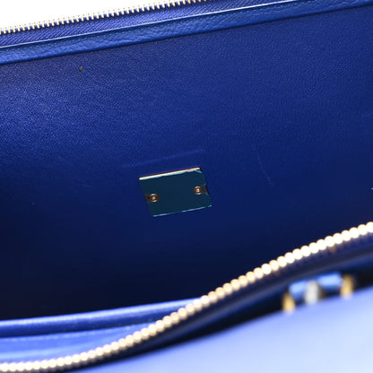 Celine Elephant Calfskin Mini Tri-Color Belt Bag Indigo 10 of 11