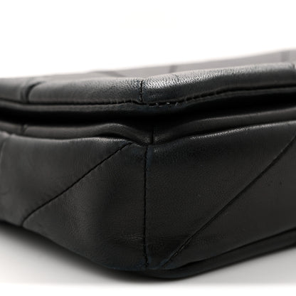 Saint Laurent Lambskin Patchwork Monogram Medium Jamie Black 9 of 10
