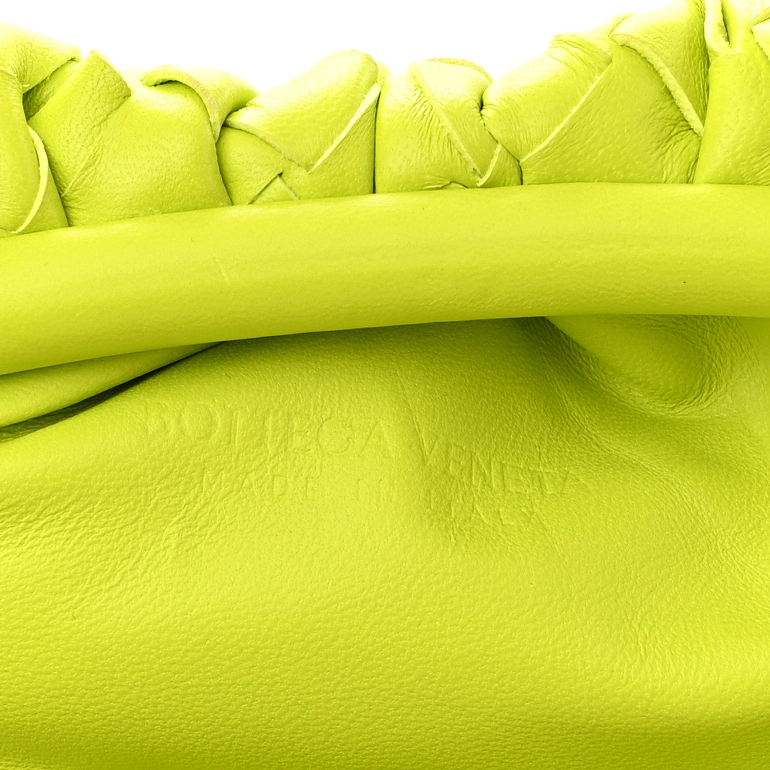 Bottega Veneta Nappa Maxi Intrecciato The Pouch Oversized Clutch Kiwi 6 of 11