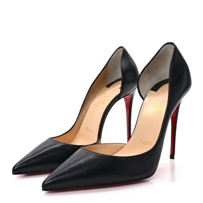 Christian Louboutin Shiny Nappa Iriza 100 Pumps 37.5 Black 3 of 7
