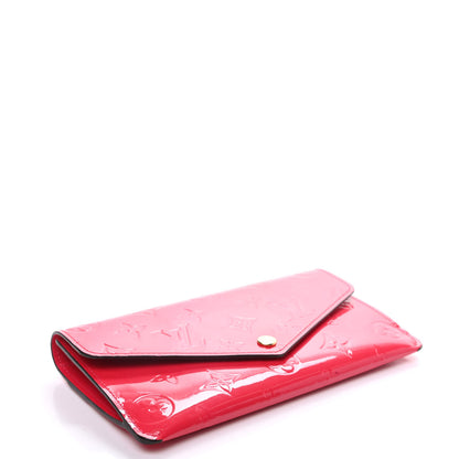 Louis Vuitton Vernis Jeanne Wallet Hot Pink 4 of 6