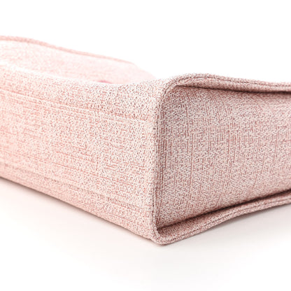 Chanel Straw Lurex Small Deauville Tote Pink 7 of 10