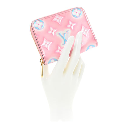 Louis Vuitton Vernis Valentine Zippy Coin Purse Light Pink Neon 2 of 8