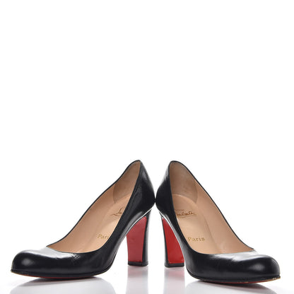 Christian Louboutin Kid 85 Pumps 37 Black 6 of 11