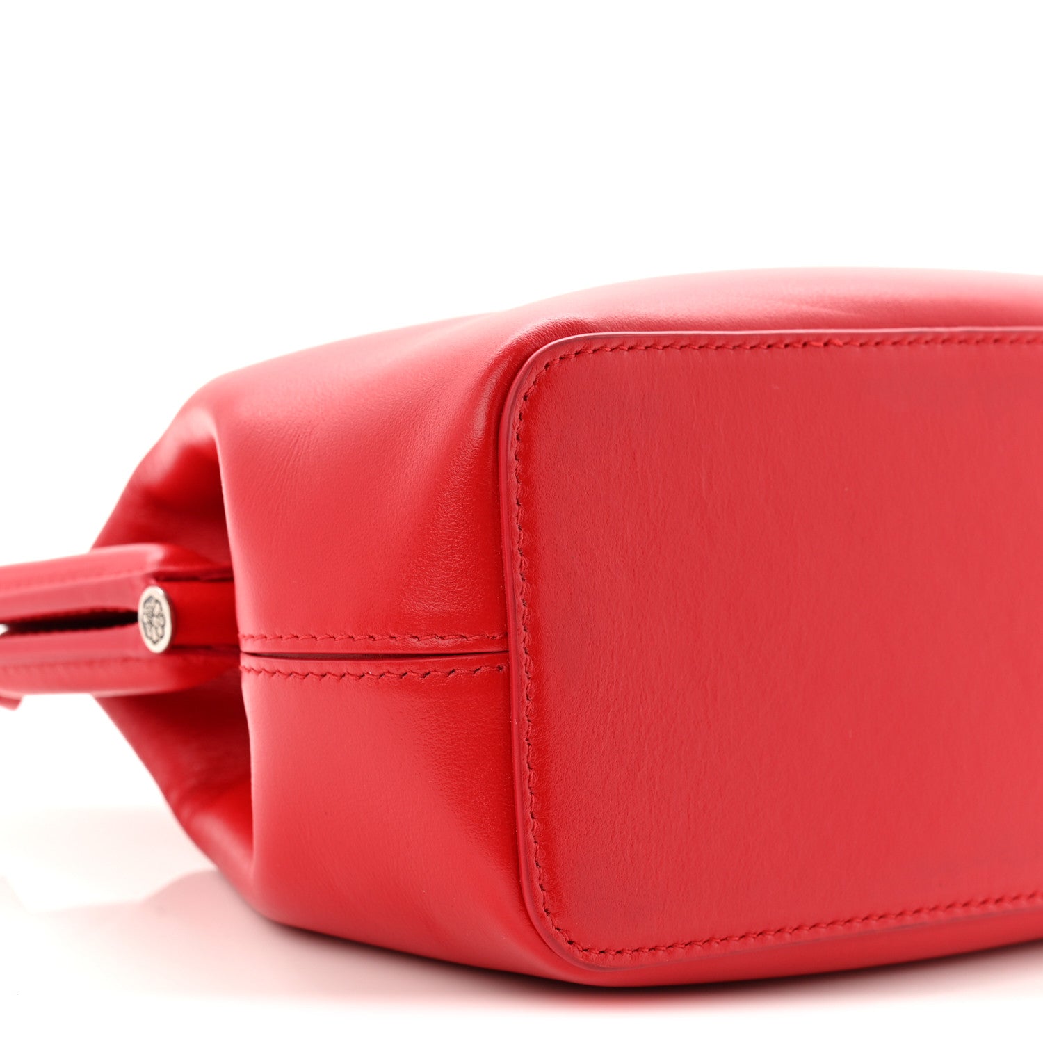 Alexander McQueen Calfskin The Peak Mini Bag Welsh Red 9 of 10
