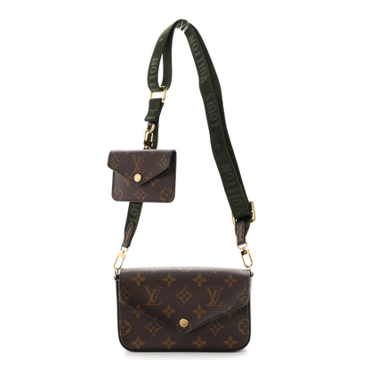 Louis Vuitton Monogram Felicie Strap & Go Kaki 1 of 9