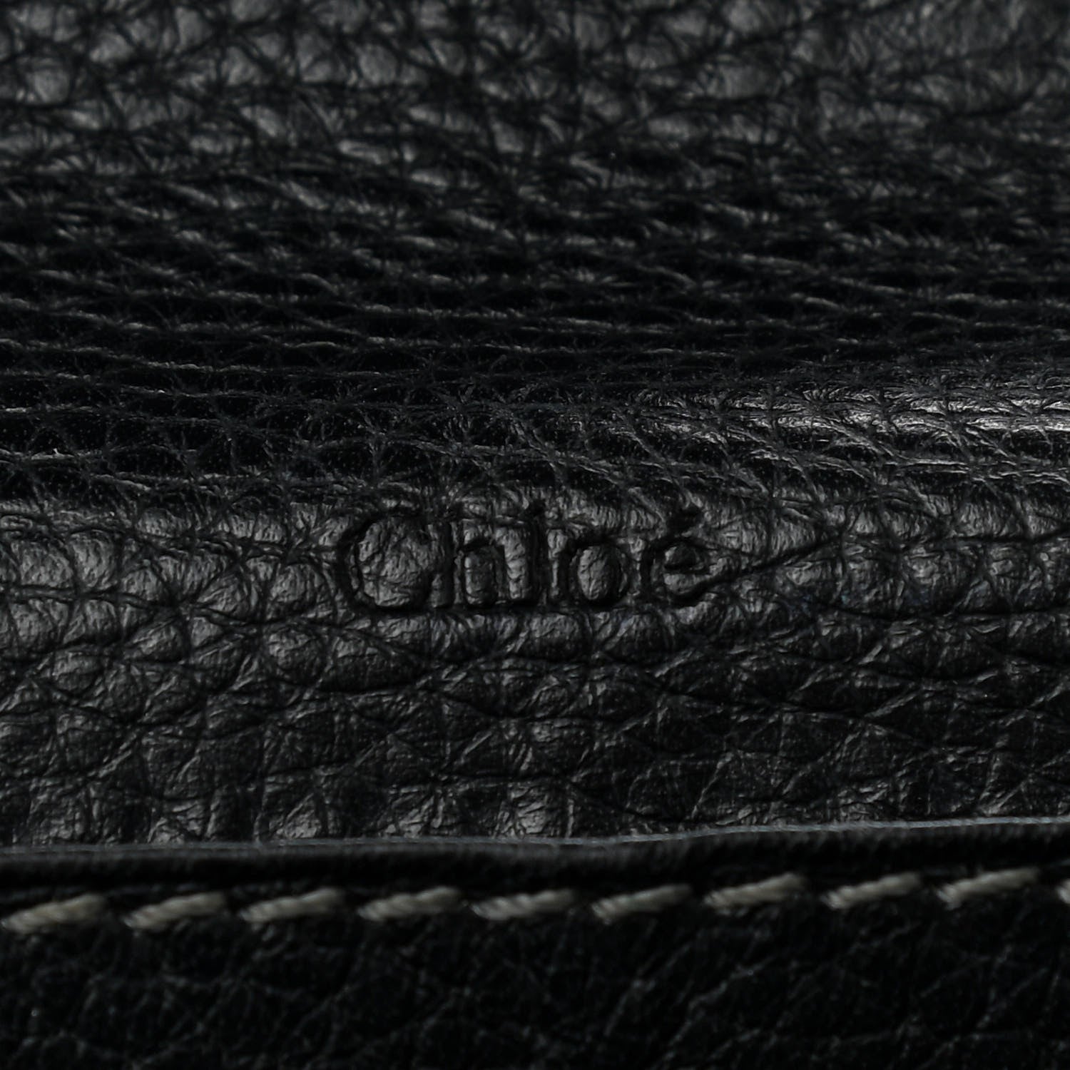 Chloe Calfskin Marcie Continental Flap Wallet Black 6 of 11