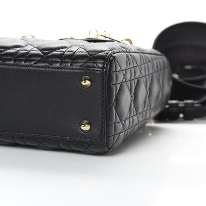 Christian Dior Lambskin Cannage Small Lucky Badges My Lady Dior Black 10 of 11