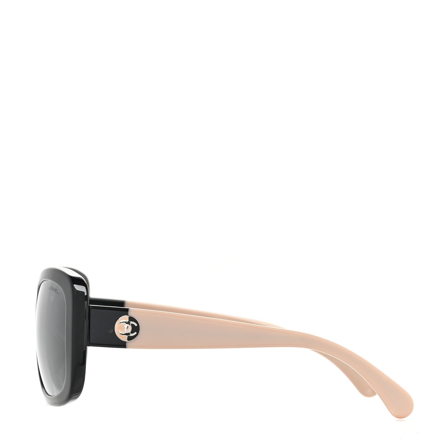 Chanel Acetate CC Sunglasses 5322 Black Beige 3 of 8