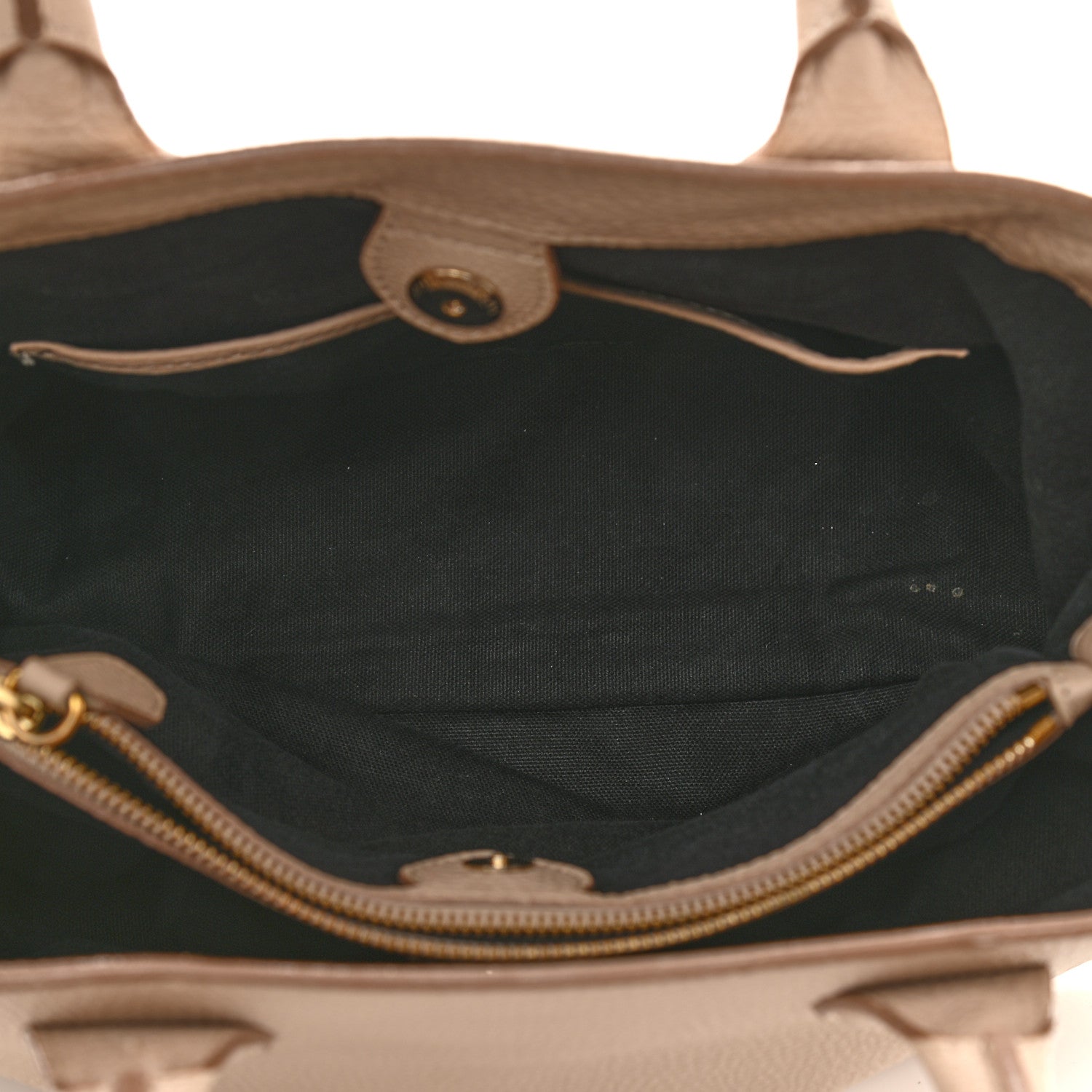 Burberry Derby Calfskin House Check Medium Banner Tote Beige 7 of 12