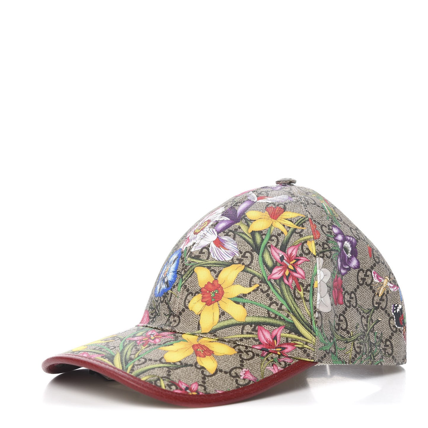 GG Supreme Flora Claudia Baseball Hat 56 S Red