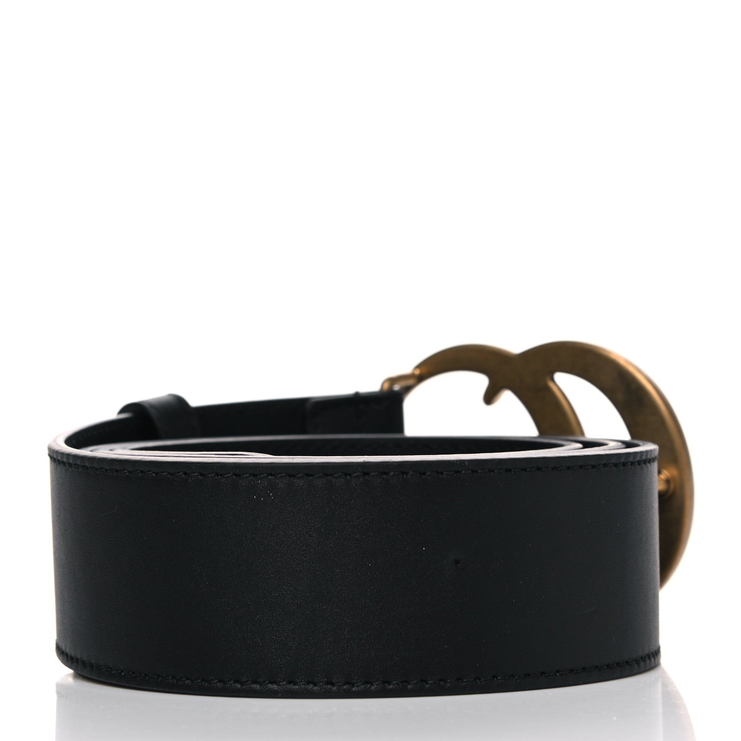 Gucci Calfskin Double G 40mm Belt 95 38 Black 2 of 4