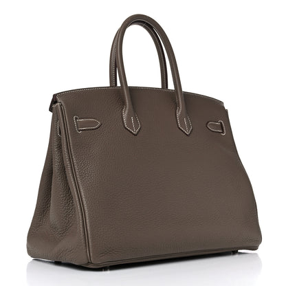 Hermes Togo Birkin 35 Etoupe 3 of 39