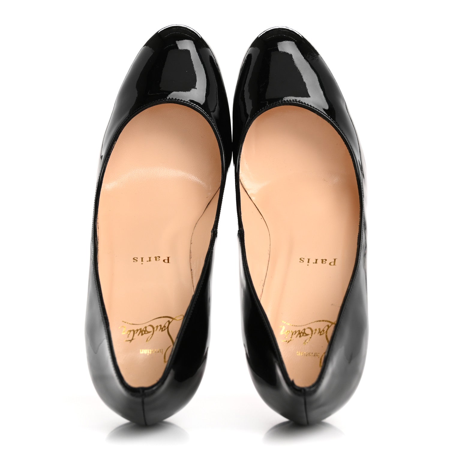 Christian Louboutin Patent Simple 100 Pumps 37 Black 2 of 9