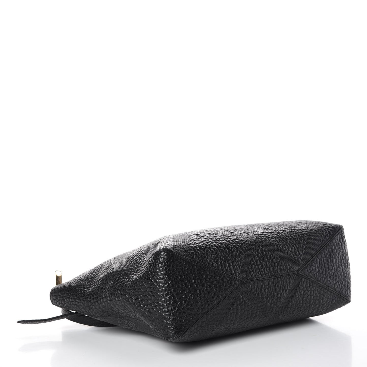 Heritage Grain Check Embossed Medium Dewsbury Tote Black