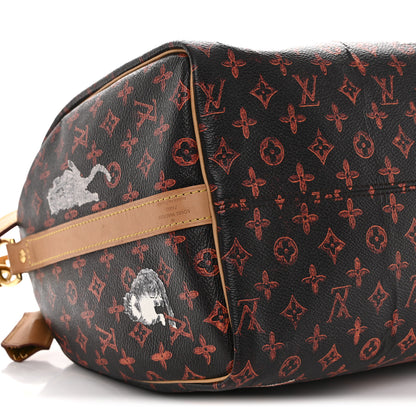 Louis Vuitton Catogram Speedy Bandouliere 30 Marron 10 of 14