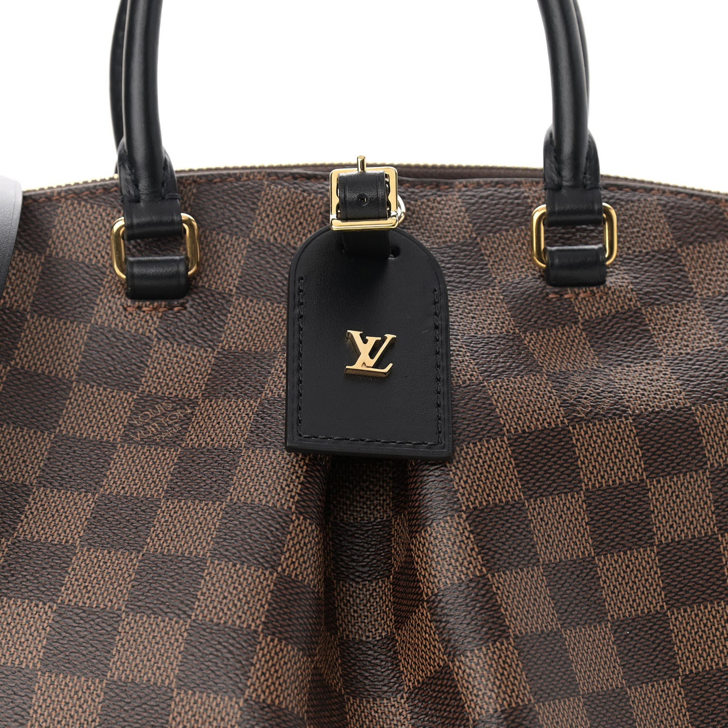Damier Ebene Odeon Tote MM Black