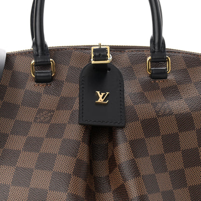 Louis Vuitton Damier Ebene Odeon Tote MM Black 7 of 10