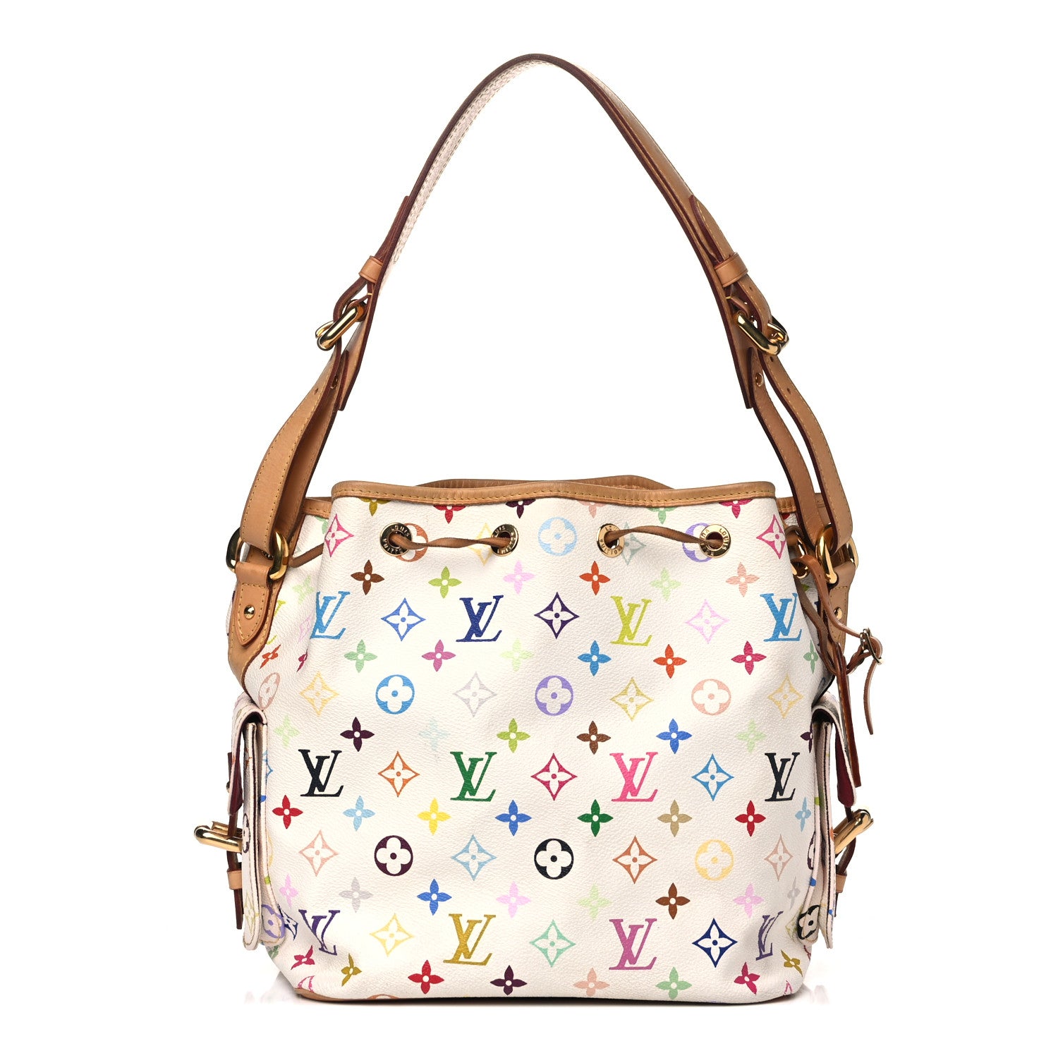 Louis Vuitton Monogram Multicolor Petit Noe White 1 of 14