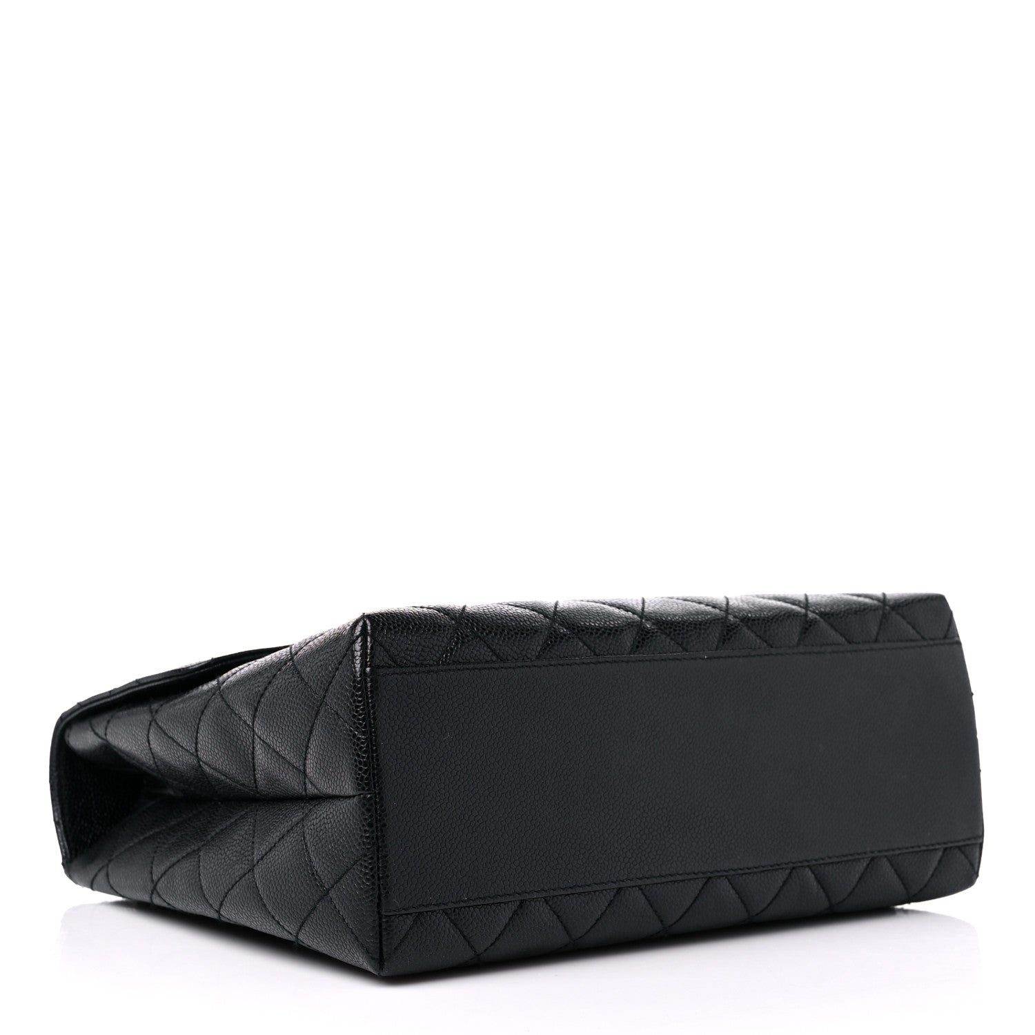 Chanel Caviar Quilted Jumbo Kelly Flap Black 4 of 14