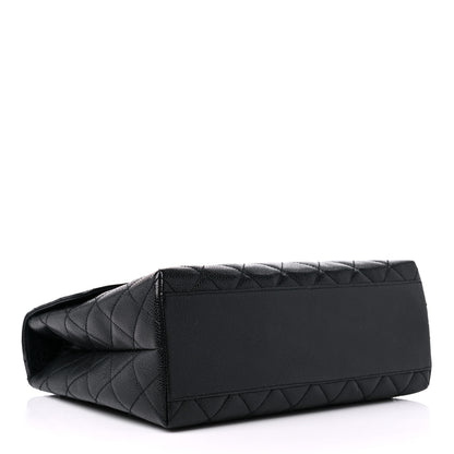 Chanel Caviar Quilted Jumbo Kelly Flap Black 4 of 14