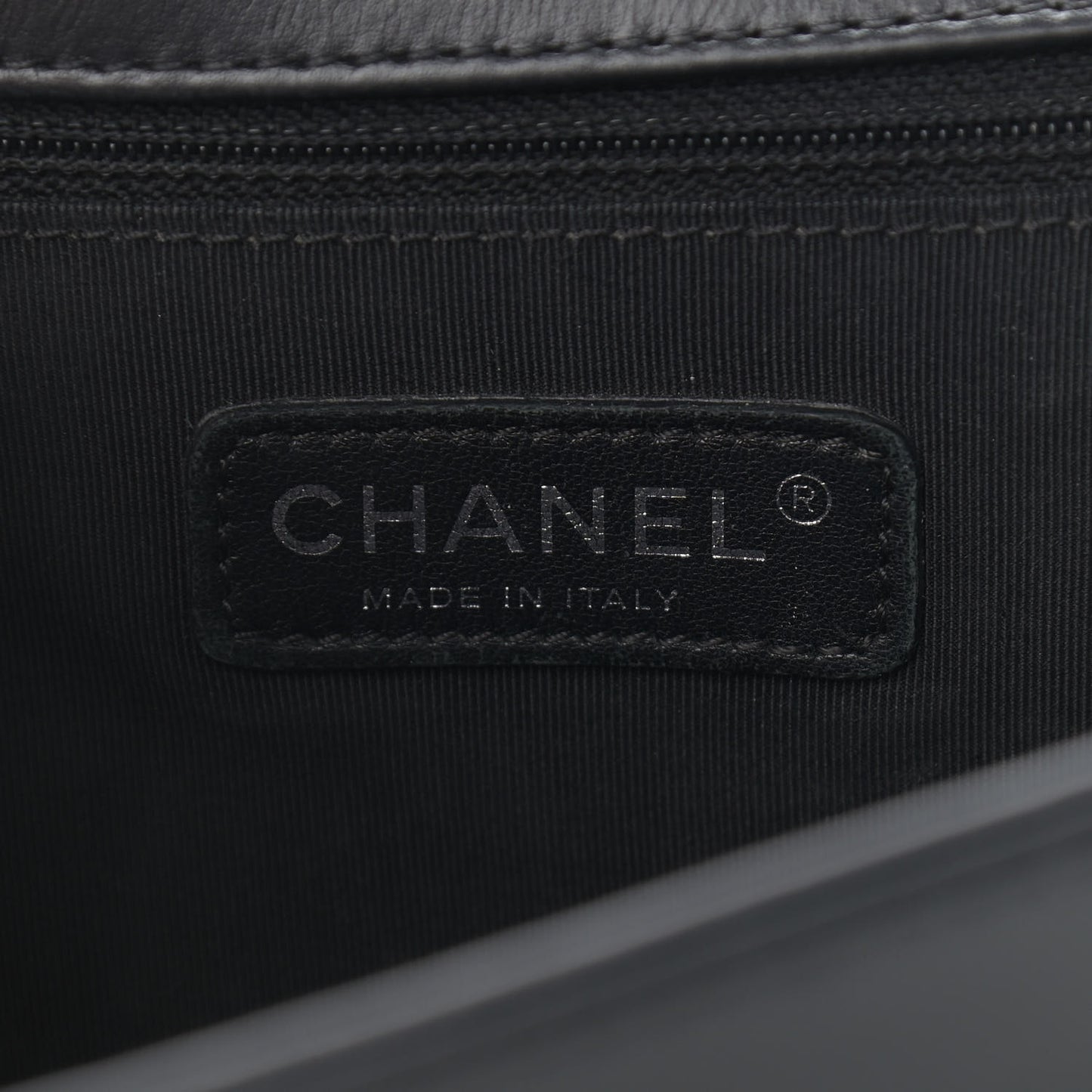 Calfskin Quilted New Medium Boy Flap Black