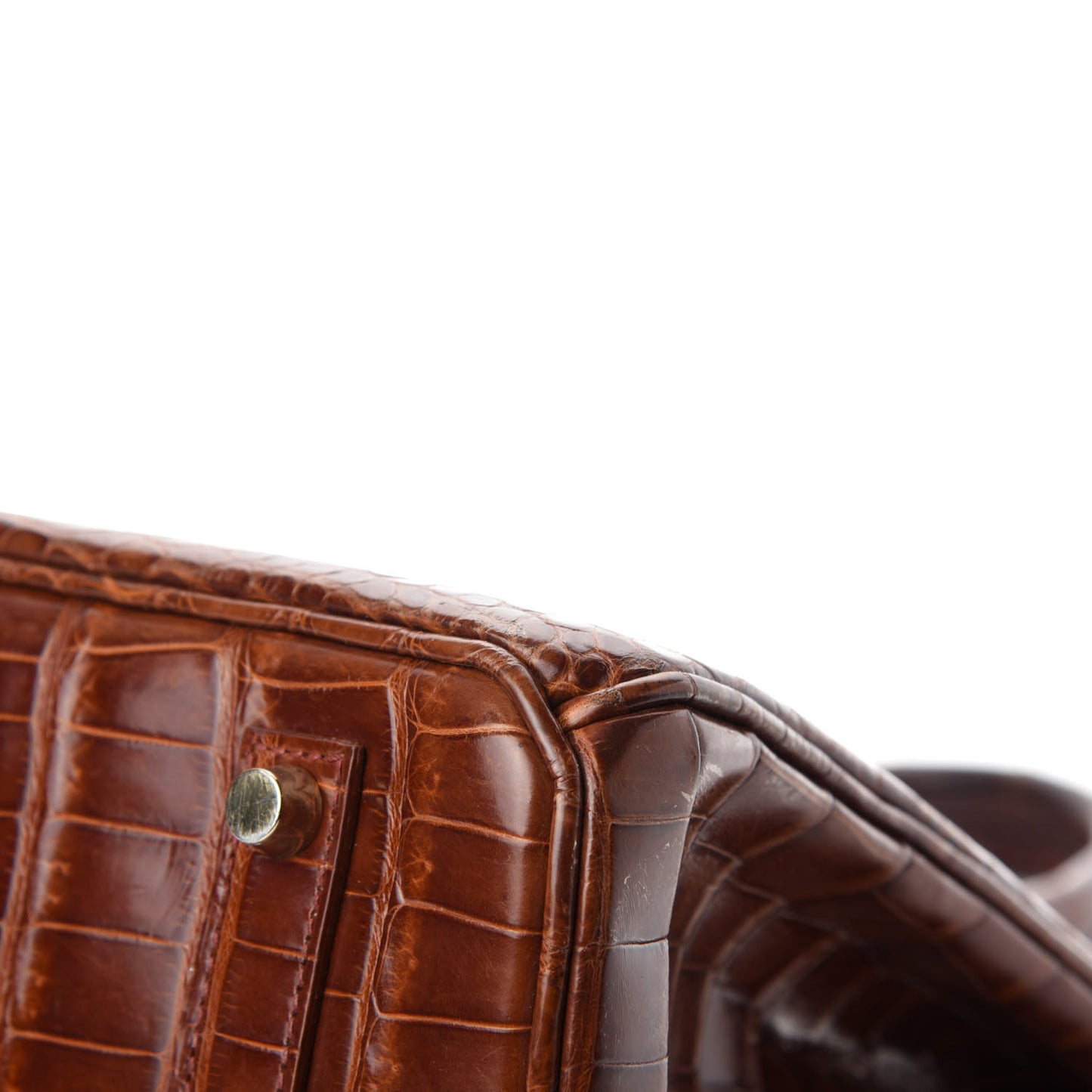 Shiny Porosus Crocodile Birkin 35 Etrusque