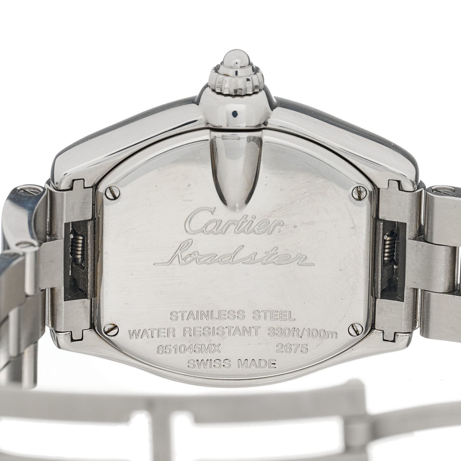 Cartier Stainless Steel 31mm Roadster Quartz Watch 4 of 4