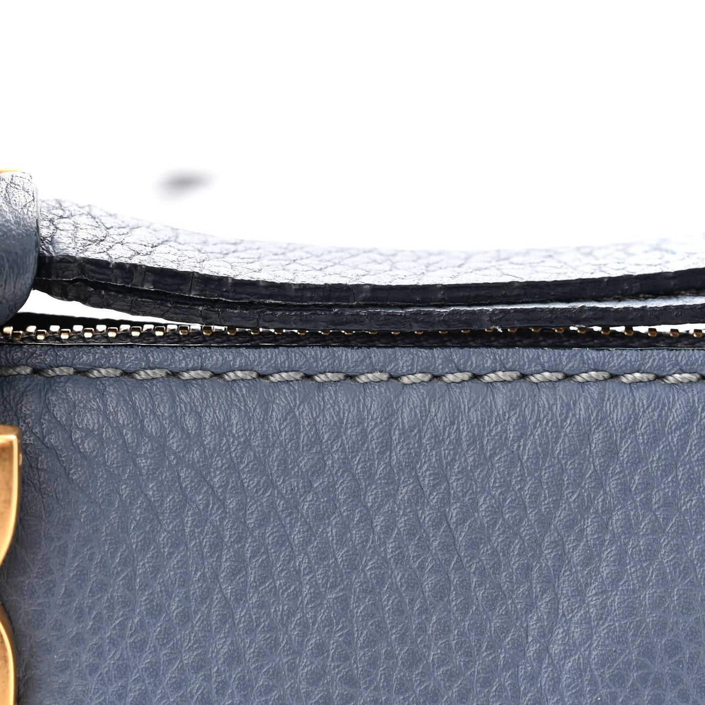 Calfskin Small Marcie Satchel Shady Cobalt