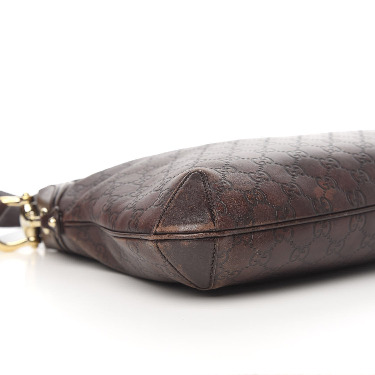 Gucci Guccissima Creole Hobo Chocolate 9 of 10