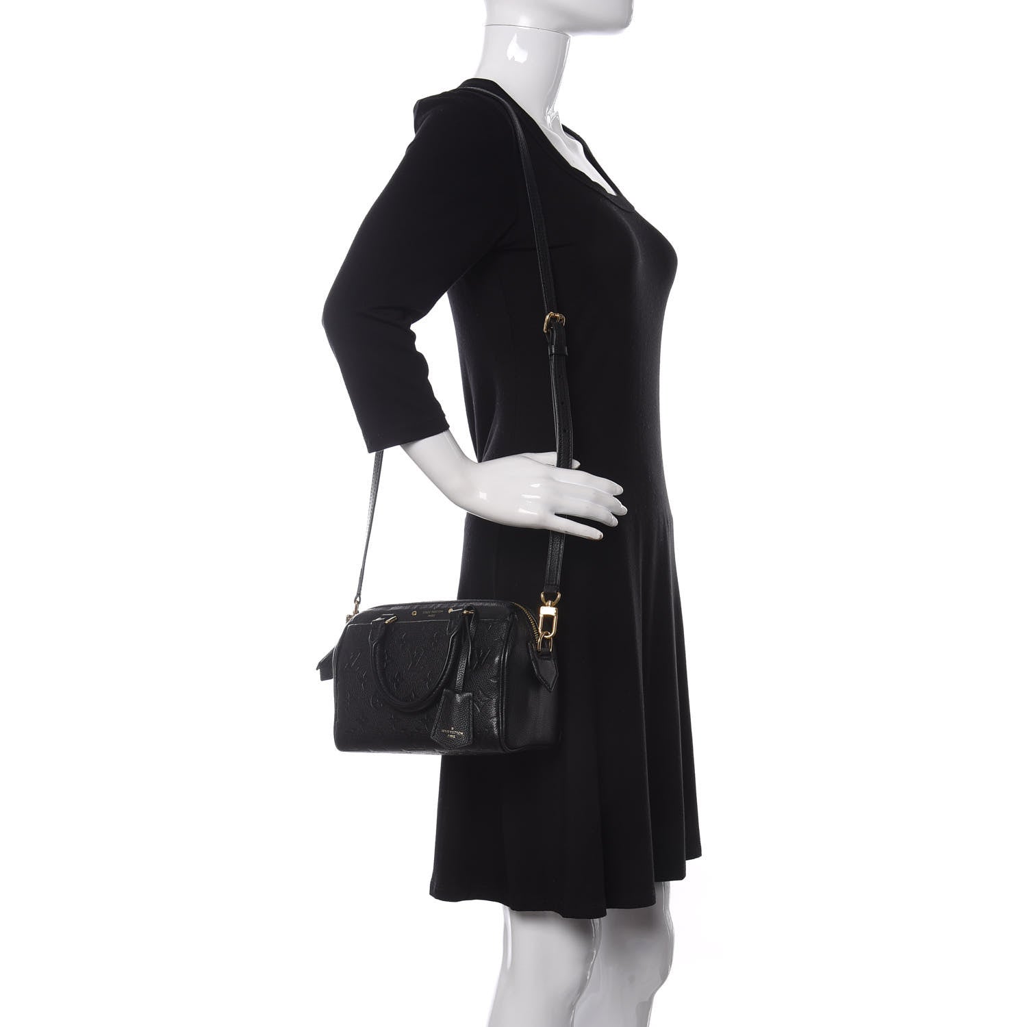 Louis Vuitton Empreinte Speedy Bandouliere 20 NM Black 2 of 11