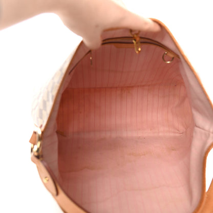 Louis Vuitton Damier Azur Delightful PM Rose Ballerine 10 of 13