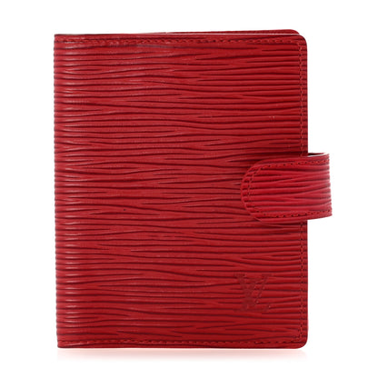 Louis Vuitton Epi Mini Agenda Cover Castillan Red 1 of 6