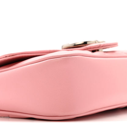 Gucci Calfskin Matelasse Super Mini GG Marmont Shoulder Bag Wild Rose Wild Rose 9 of 15