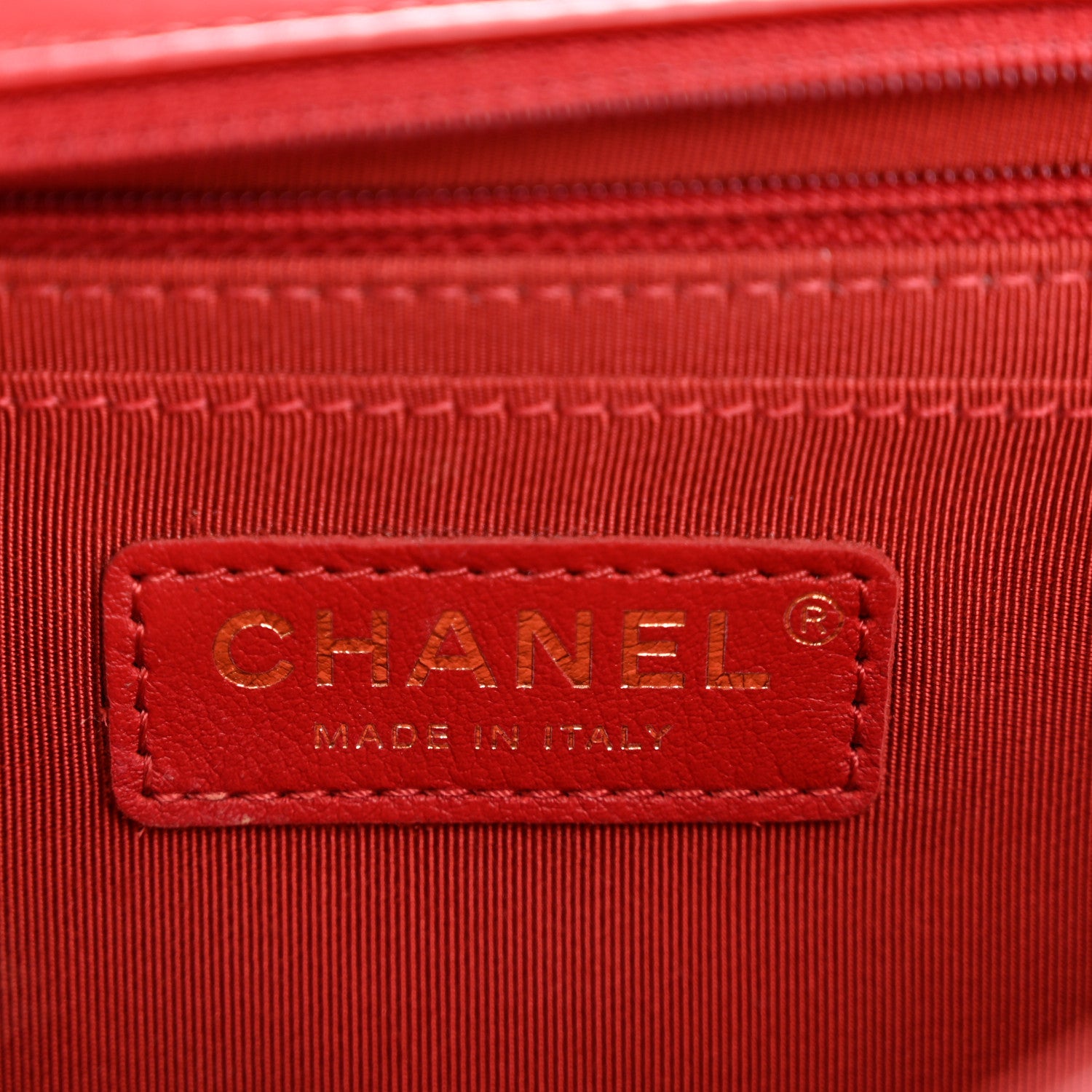 Chanel Calfskin Chevron Quilted Large Statement Flap Red 6 of 12