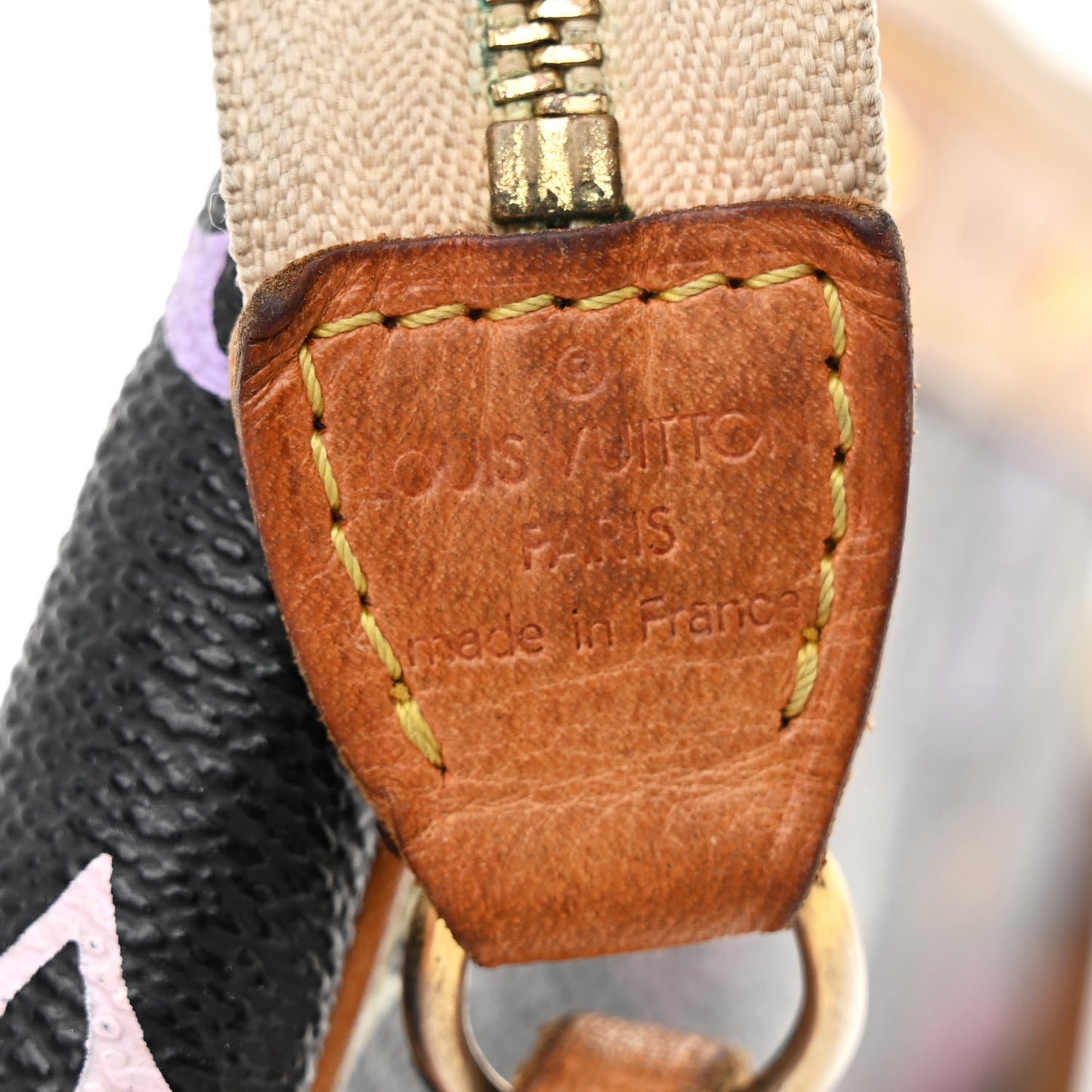 Monogram Multicolor Pochette Accessories Black