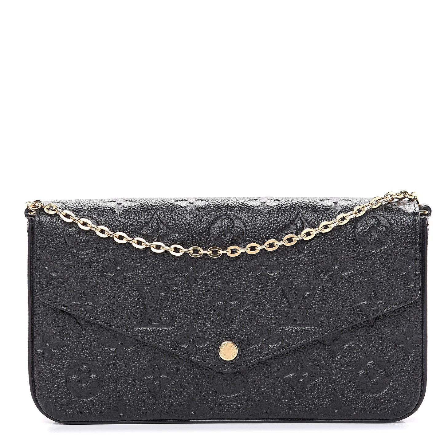 Empreinte Pochette Felicie Chain Wallet Black