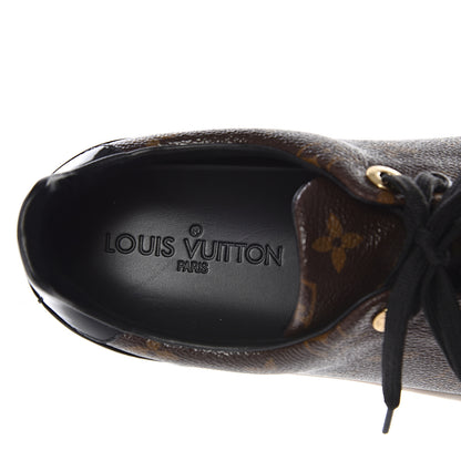 Louis Vuitton Patent Monogram Frontrow Sneakers 40 8 of 14