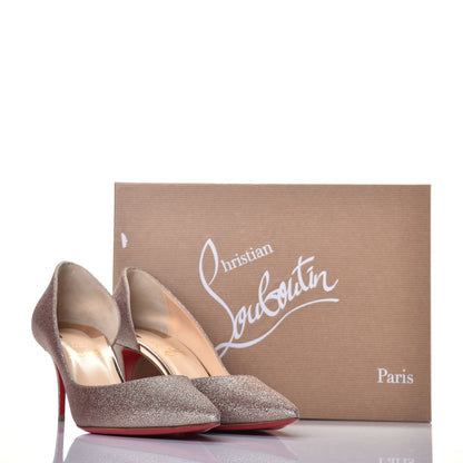 Christian Louboutin Glitter Mini Specchio Iriza 70 Pumps 39 Courtisane 8 of 8