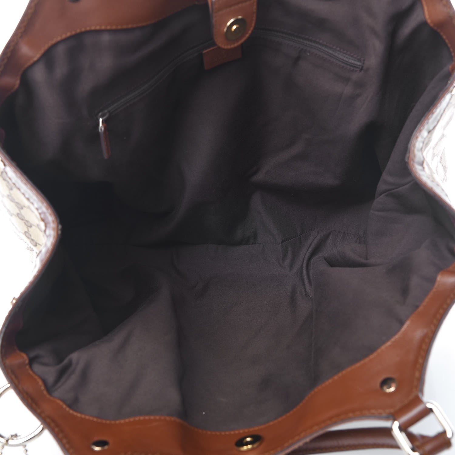 Gucci Monogram Large Sukey Tote Brown 7 of 12