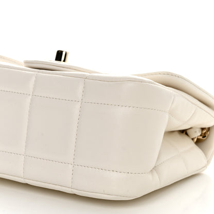 Chanel Lambskin Resin Crystal Square Quilted Monacoco Mini Square Flap White 9 of 12