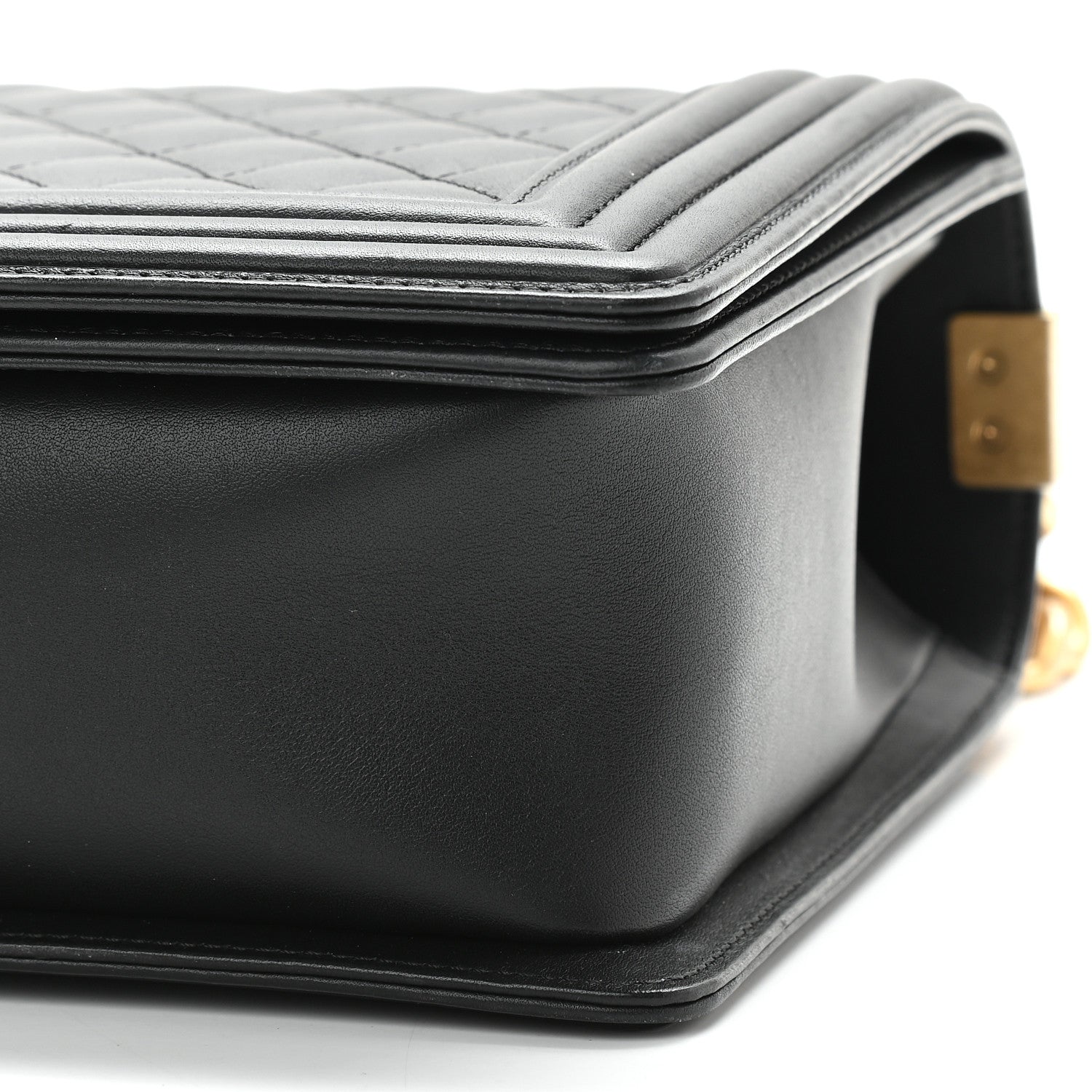 Chanel Calfskin Quilted New Medium Boy Flap Black 13 of 15