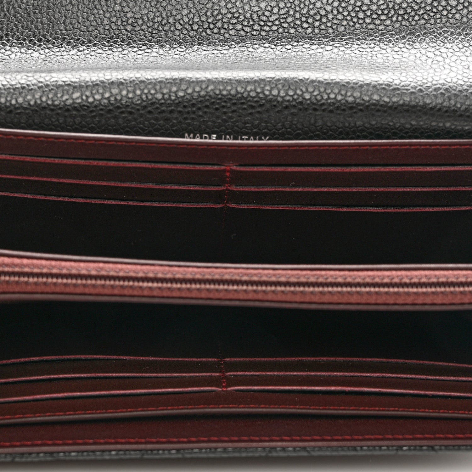 Chanel Caviar Quilted Large Gusset Flap Wallet Black 5 of 8