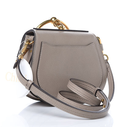 Chloe Calfskin Suede Small Nile Bracelet Bag Motty Grey 3 of 8