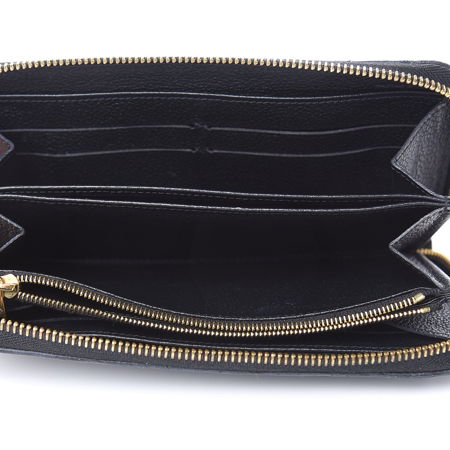 Louis Vuitton Empreinte Zippy Wallet Black 5 of 10