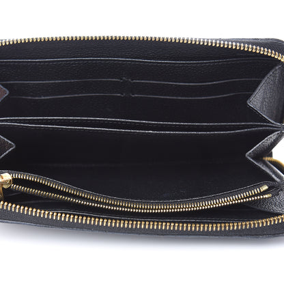 Louis Vuitton Empreinte Zippy Wallet Black 5 of 10