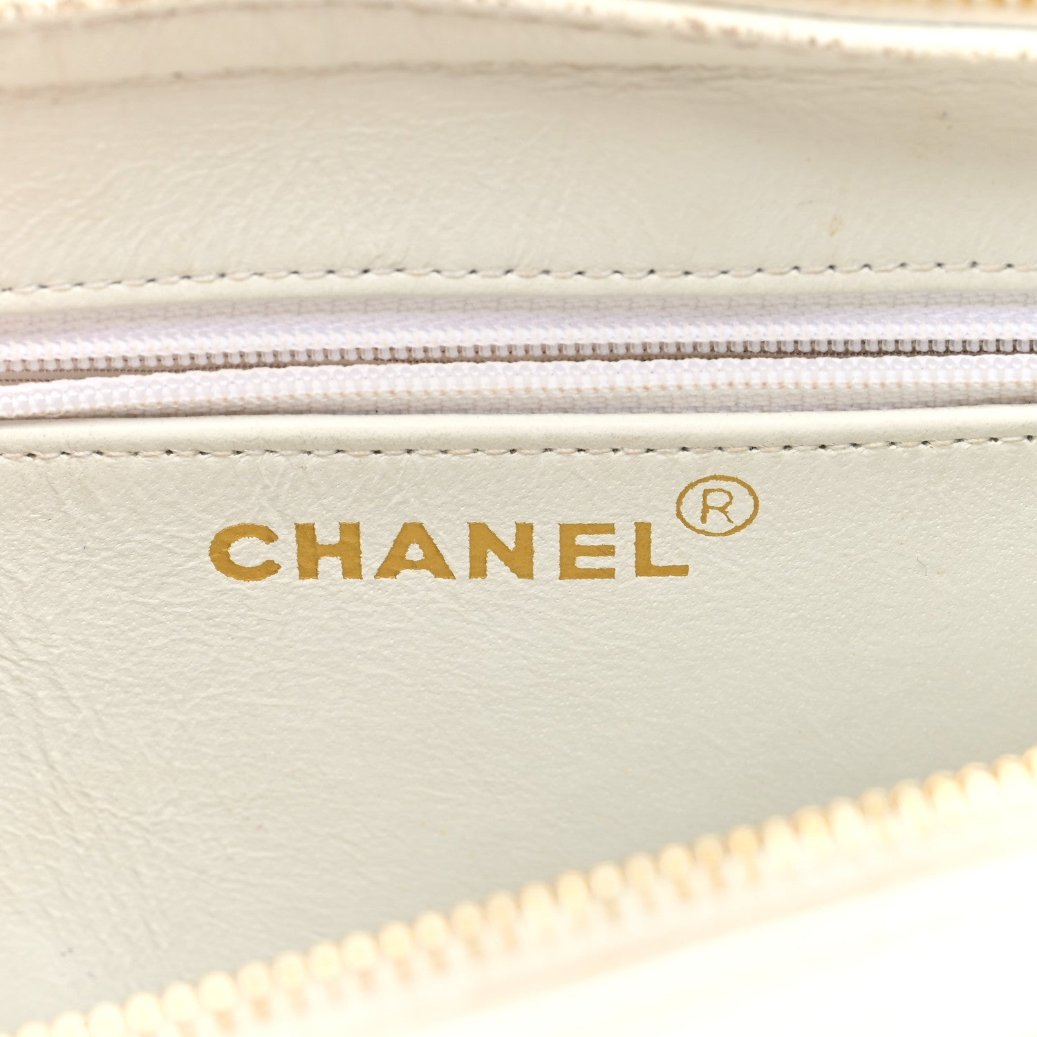 Chanel Caviar Quilted Shoulder Bag White 6 of 10